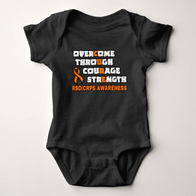 CURE...RSD/CRPS BABY BODYSUIT (Front)
