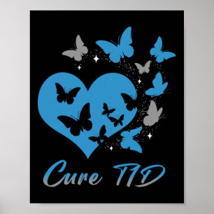 Cure T1D Type One Diabetes Awareness Day Warrior B Poster