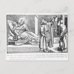 Cure through the Intercession of a Healing Postcard