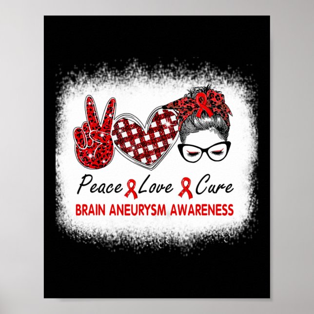 Cure Women Brain Aneurysm Awareness  Poster (Front)