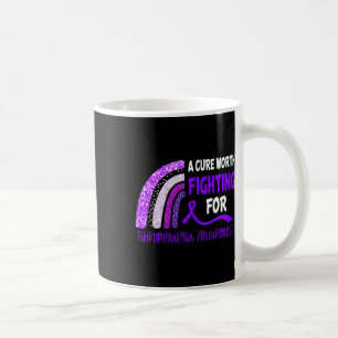 Cure Worth Fighting For Fibromyalgia Awareness  Coffee Mug