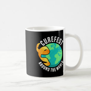 Curefest Around The World Childhood Cancer Awarene Coffee Mug