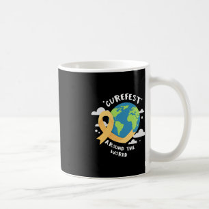 CureFest Around the World Childhood Cancer Support Coffee Mug