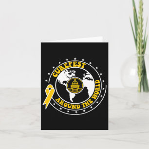 Curefest Childhood Cancer Awareness Card