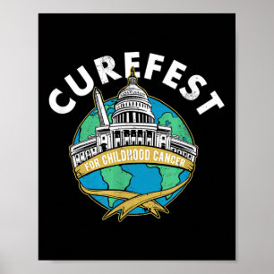 Curefest Childhood Cancer Curefest Around The Worl Poster