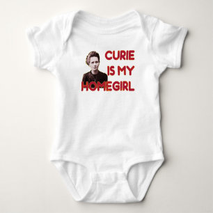Curie Is My Homegirl Baby Bodysuit