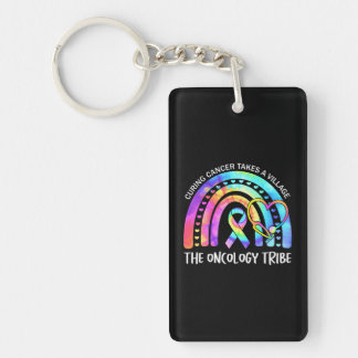 Curing Cancer Takes a Village the Oncology Tribe Key Ring