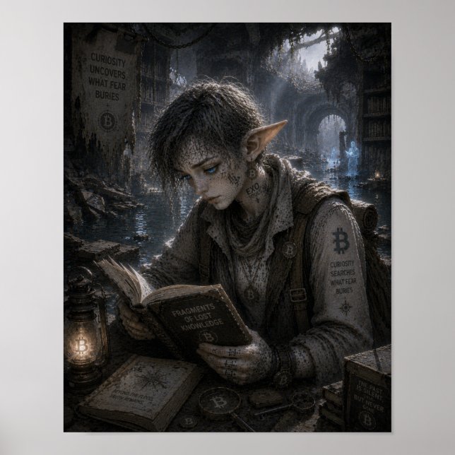Curiosity / Explorer / Underground Library Poster (Front)