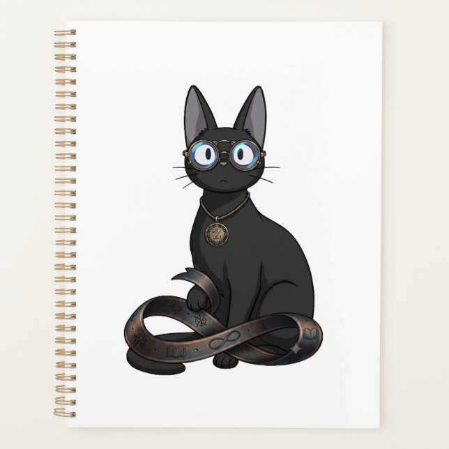 "Curiosity is the beginning of wisdom." Planner (Front)