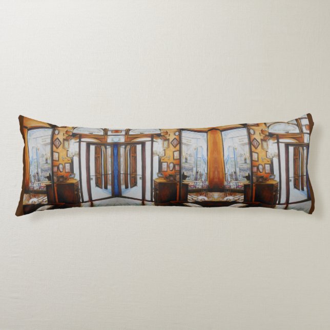 Curiosity is the Tool of the Wise Body Cushion (Front)