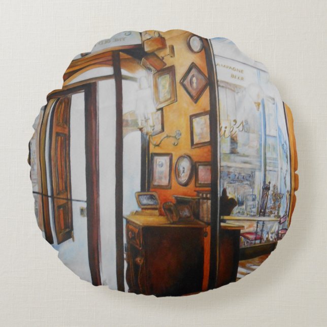 Curiosity is the Tool of the Wise Round Cushion (Front)