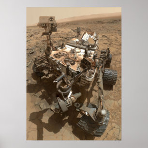 Curiosity Mars Rover Poster