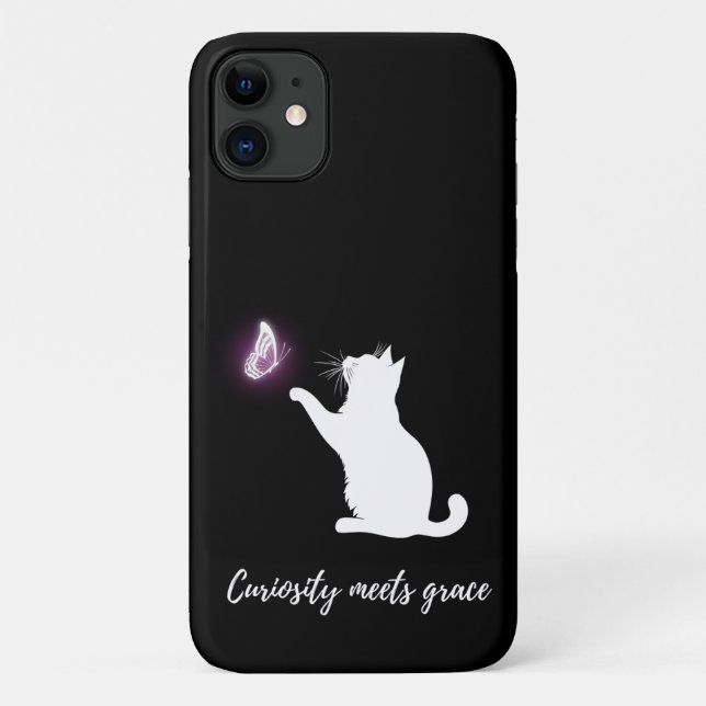 Curiosity meets grace Case-Mate iPhone case (Back)
