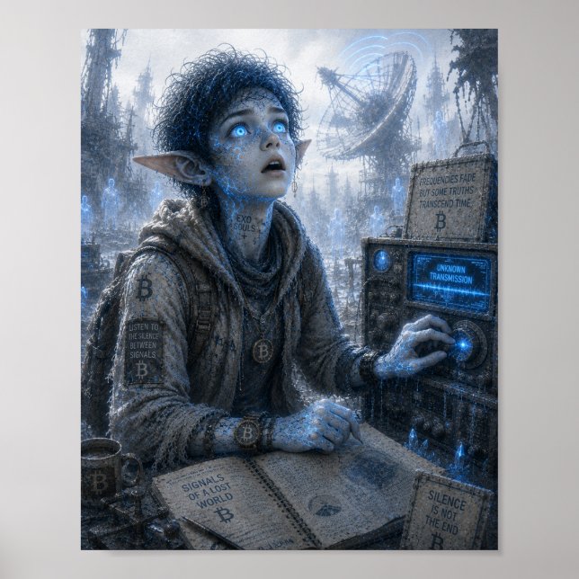 Curiosity / Radio Technician / Silent Station Poster (Front)