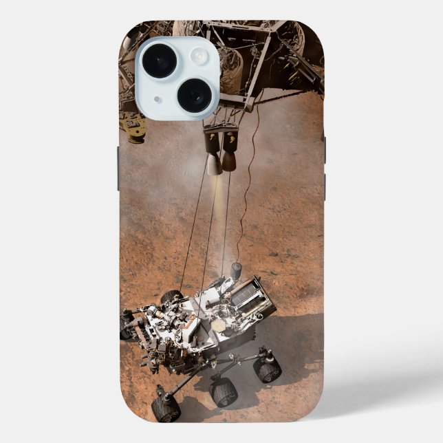 Curiosity Rover Landing On The Martian Surface. Case-Mate iPhone Case (Back)