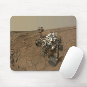 Curiosity Rover On The Surface Of Mars. Mouse Pad