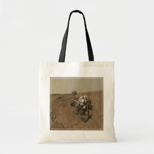 Curiosity Rover On The Surface Of Mars. Tote Bag