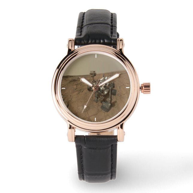 Curiosity Rover On The Surface Of Mars. Watch (Front)