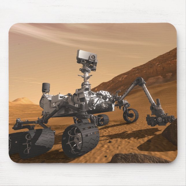 Curiosity: The Next Mars Rover Mouse Pad (Front)