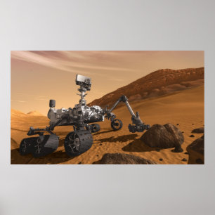 Curiosity: The Next Mars Rover Poster