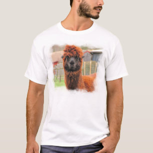 Curious Alpaca ~ T T-Shirt