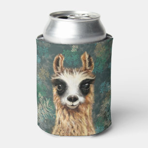 Curious Baby Llama - Cute Can Cooler