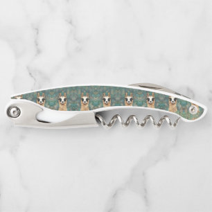 Curious Baby Llama - Cute Corkscrew