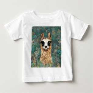 Curious Baby Llama - Cute - Smile T-Shirt
