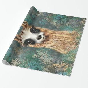Curious Baby Llama - Cute - Wrapping Paper