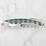 Curious Baby Llama Waiter's Corkscrew - Funny<br><div class="desc">Curious Baby Llama</div>