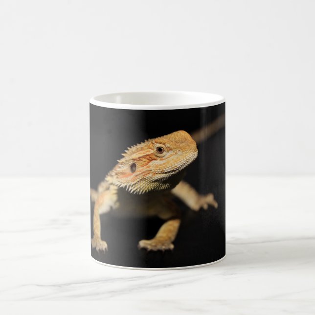 Curious Bearded Dragon Coffee Mug (Center)