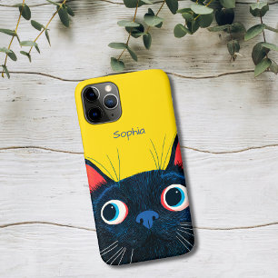 Curious Black Cat  iPhone 11 Pro Case