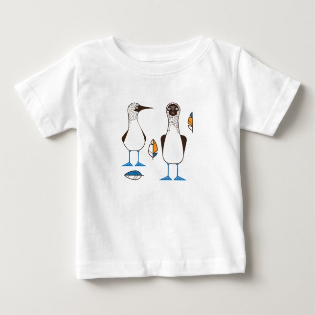 Curious Blue-footed T-Shirt (Front)