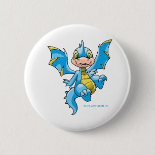 Curious blue Scorchio 6 Cm Round Badge