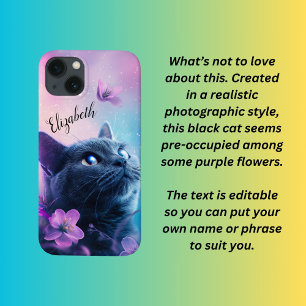 Curious cat iPhone 13 case