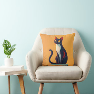 Curious Cat Cushion