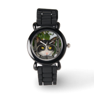 Curious Cat Eyes Spectacles Funny Frame dial-plate Watch