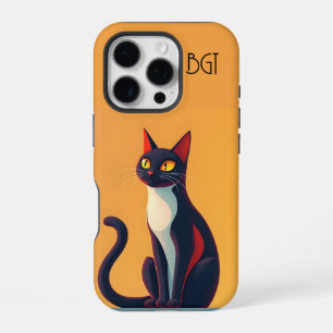 Curious Cat iPhone 16 Pro Case