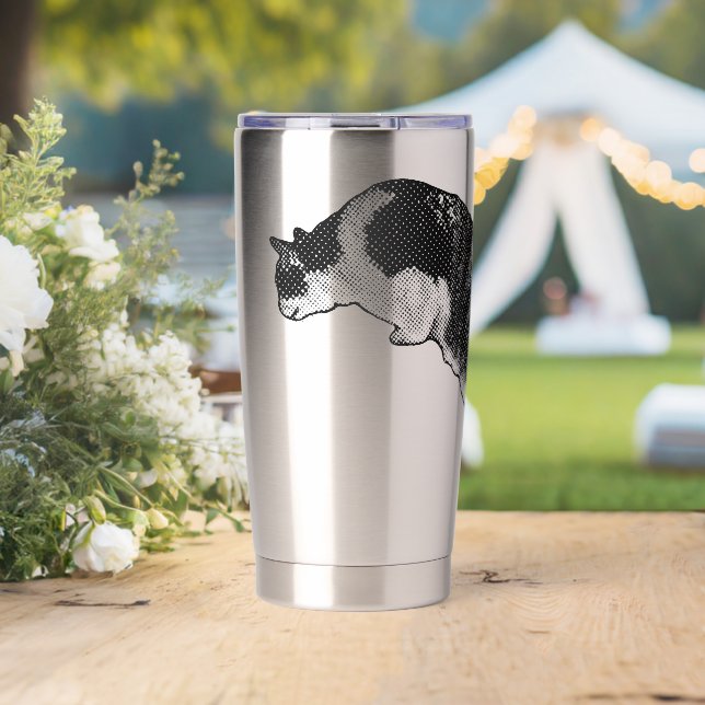 Curious Cat Mood Insulated Tumbler (Wedding (Rotated))