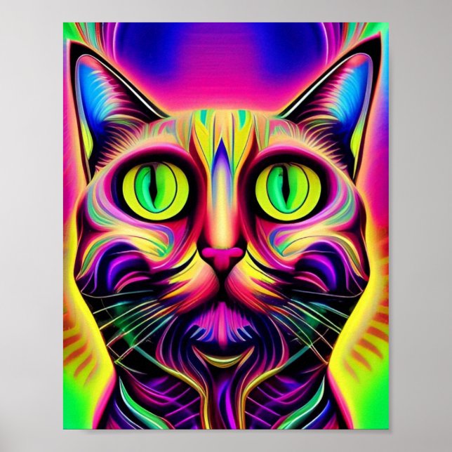curious cat poster (Front)