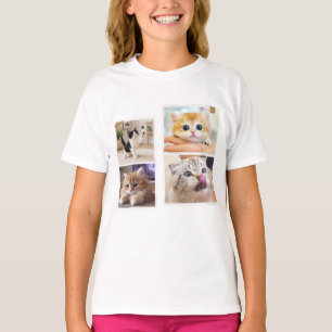 Curious Cats Collage T-Shirt