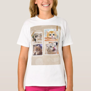 Curious Cats Collage T-Shirt