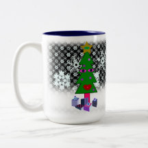 Curious Christmas Mug