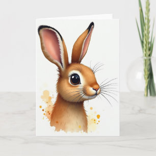 Curious Creature Portrait Card