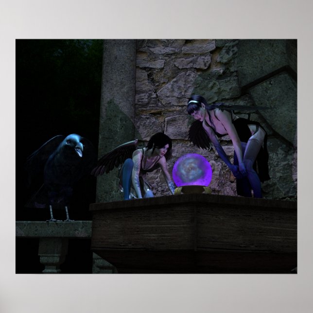 Curious Crow Faeries Poster (Front)