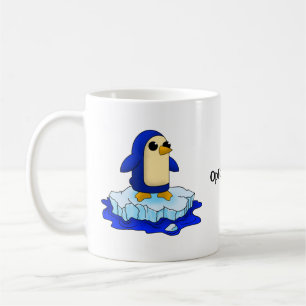 Curious Cute Baby Penguin Coffee Mug