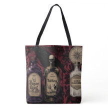 Curious Elixirs & Raven Over-The-Shoulder Bag Lg.
