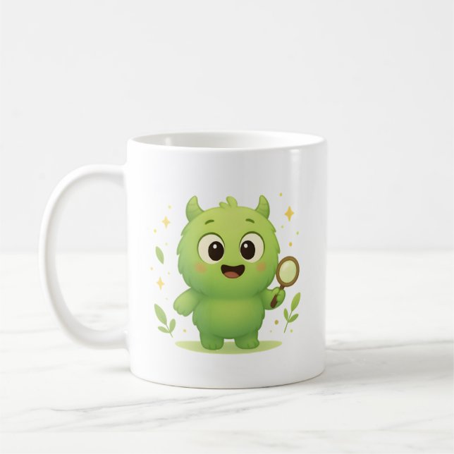 Curious Explorer Monster Kids Mug  (Left)