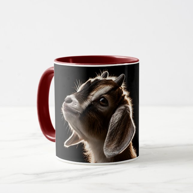 Curious Goatling Mug (Front Left)