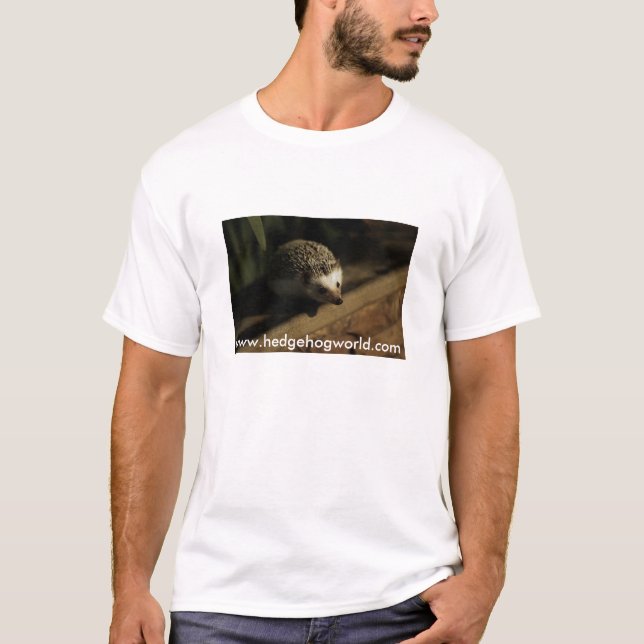Curious hedgehog tshirt (Front)